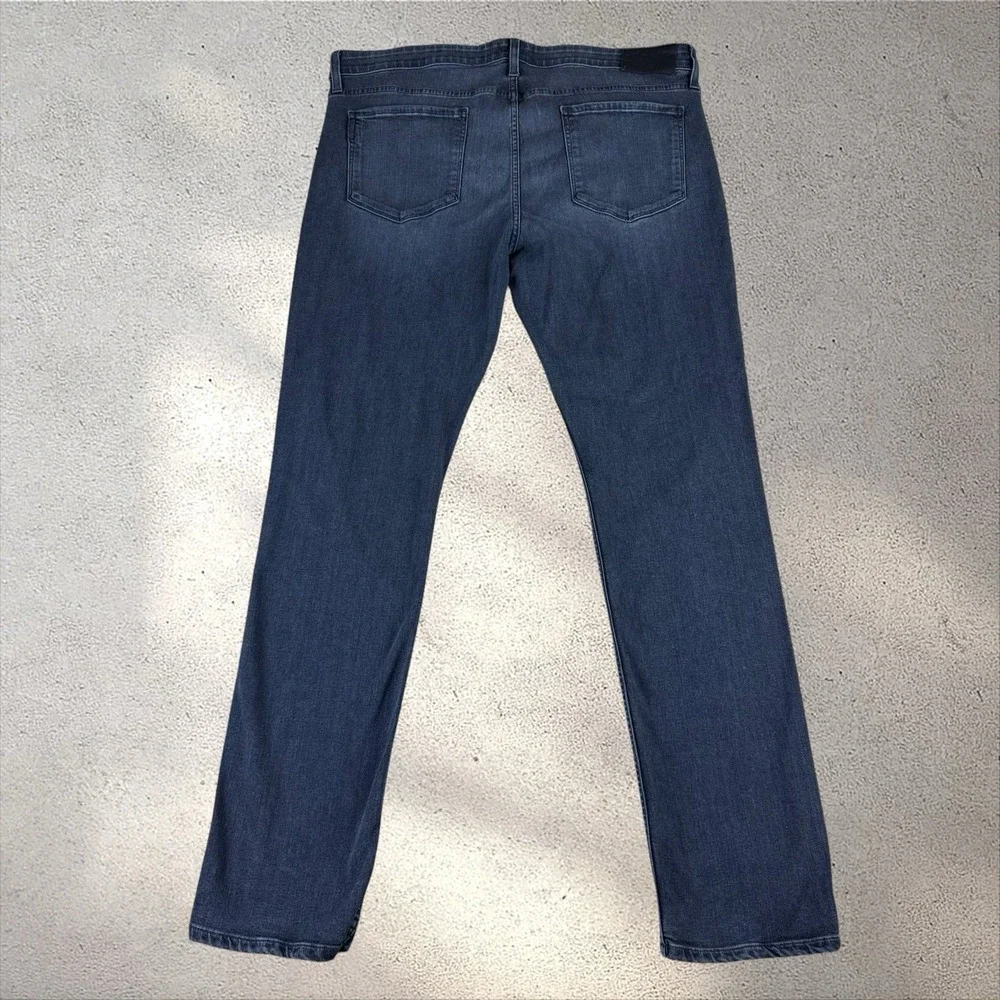 Paige Lennox Slim Fit Jeans‎ 40x32 Dark Wash USA Rayon Denim Pants EUC